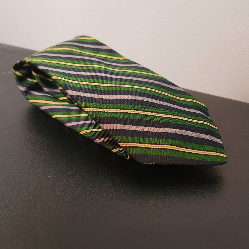 Flintlock Forge LTD All Silk Tie Striped Colorful